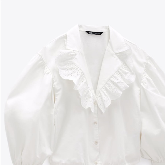 COPY - Zara Poplin Top - Picture 2 of 4